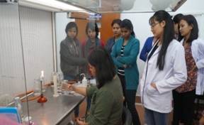 Hands on training at Tissue Culture lab 