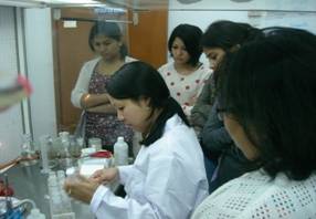 Hands on training at Tissue Culture lab 