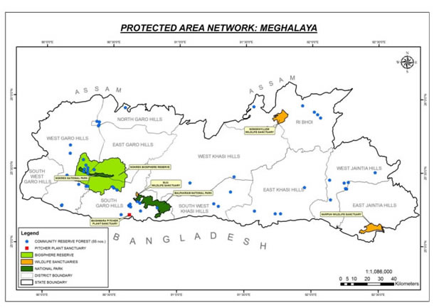 Wildlife - National Parks & Sanctuaries: Forests & Environment Department,  Government of Meghalaya